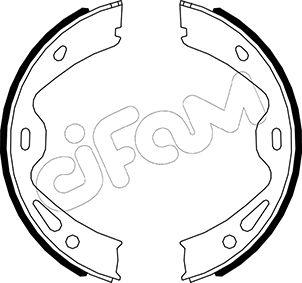 Cifam 153-512 - Комплект гальм, ручник, парковка autozip.com.ua