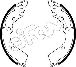 Cifam 153-588 - Комплект гальм, барабанний механізм autozip.com.ua