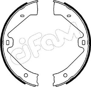 Cifam 153-528 - Комплект гальм, ручник, парковка autozip.com.ua