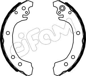Cifam 153-523 - Комплект гальм, барабанний механізм autozip.com.ua