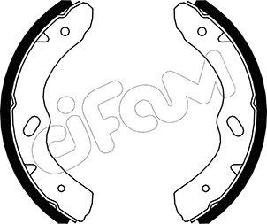 Cifam 153-573 - Комплект гальм, барабанний механізм autozip.com.ua
