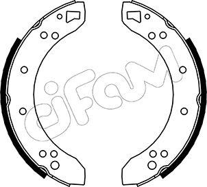 Cifam 153-101 - Комплект гальм, барабанний механізм autozip.com.ua