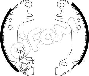 Cifam 153-343Y - Комплект гальм, барабанний механізм autozip.com.ua