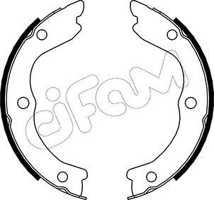 Cifam 153-293 - Комплект гальм, ручник, парковка autozip.com.ua