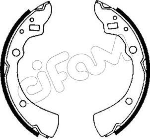 Cifam 153-200 - Комплект гальм, барабанний механізм autozip.com.ua