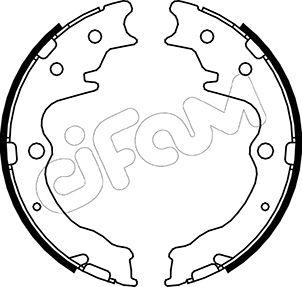 Cifam 153-228 - Комплект гальм, ручник, парковка autozip.com.ua