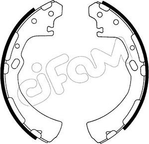 Cifam 153-279 - Комплект гальм, барабанний механізм autozip.com.ua