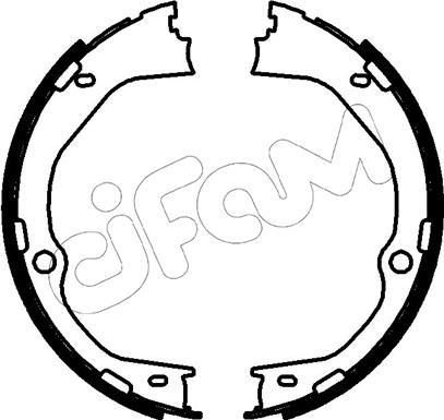 Cifam 153-780 - Комплект гальм, ручник, парковка autozip.com.ua