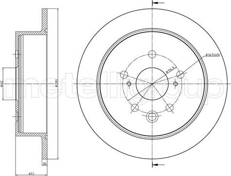 Blue Print ADT343209 - Гальмівний диск autozip.com.ua