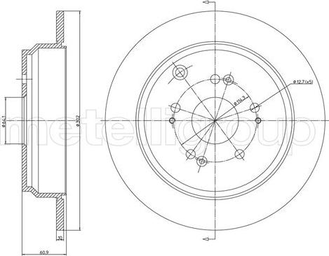 Brake Engineering DI956789 - Гальмівний диск autozip.com.ua