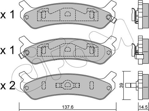 Kager 35-0863 - Гальмівні колодки, дискові гальма autozip.com.ua