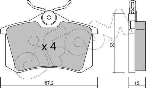 BENDIX 571361 - Гальмівні колодки, дискові гальма autozip.com.ua