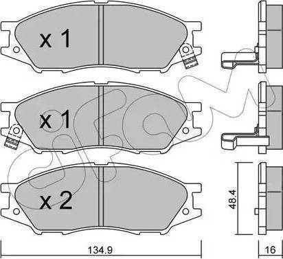 RIDER RD.3323.DB3563 - Колодка гальм. диск. NISSAN ALMERA CLASIC 06- передн. RIDER autozip.com.ua