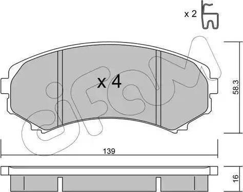 Lemförder 26450 - Гальмівні колодки, дискові гальма autozip.com.ua