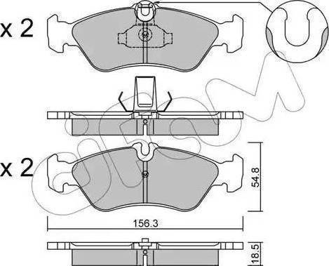 DKarta DK.0044202720 - Гальмівні колодки, дискові гальма autozip.com.ua