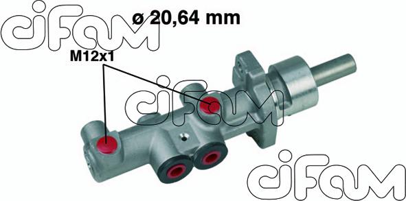 Cifam 202-404 - Головний гальмівний циліндр autozip.com.ua