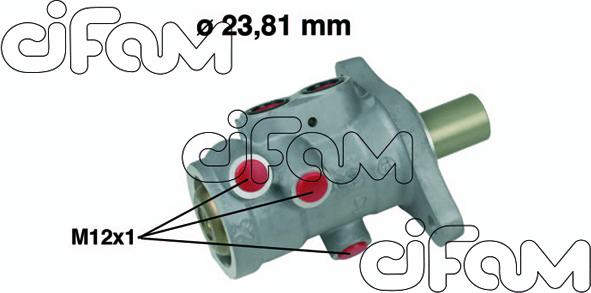 Cifam 202-556 - Головний гальмівний циліндр autozip.com.ua