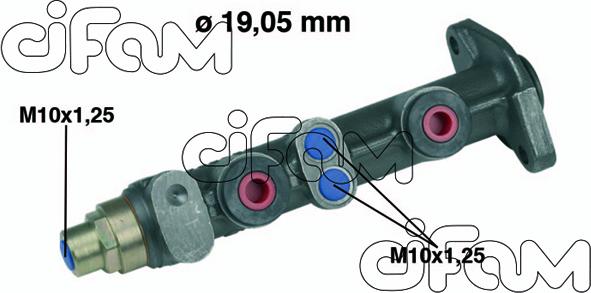 Cifam 202-062 - Головний гальмівний циліндр autozip.com.ua