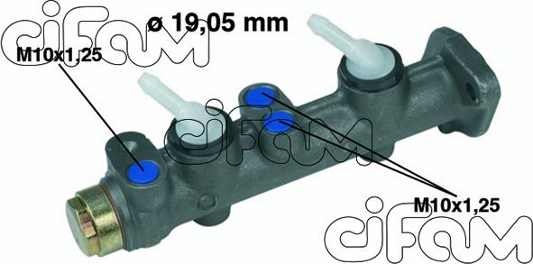 Cifam 202-020 - Головний гальмівний циліндр autozip.com.ua