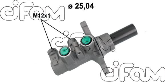 Cifam 202-1272 - Головний гальмівний циліндр autozip.com.ua