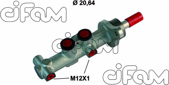 Cifam 202-863 - Головний гальмівний циліндр autozip.com.ua