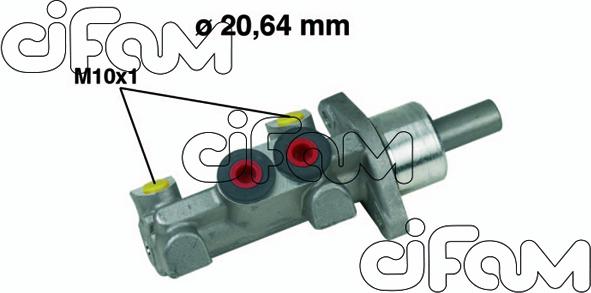 Cifam 202-391 - Головний гальмівний циліндр autozip.com.ua