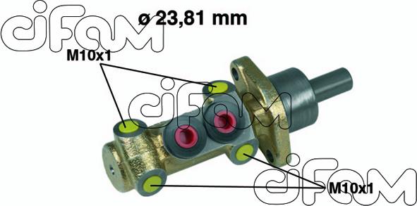 Cifam 202-398 - Головний гальмівний циліндр autozip.com.ua