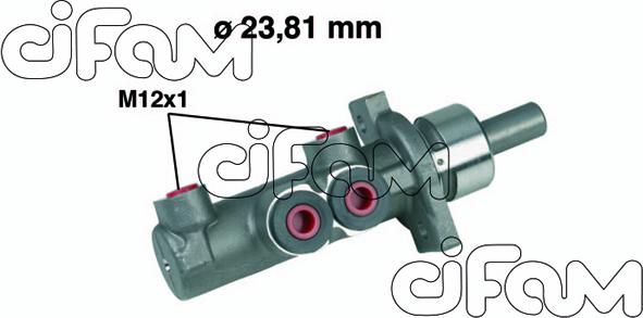 Cifam 202-280 - Головний гальмівний циліндр autozip.com.ua