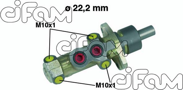 Cifam 202-233 - Головний гальмівний циліндр autozip.com.ua