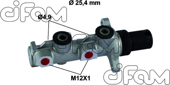 Cifam 202-797 - Головний гальмівний циліндр autozip.com.ua