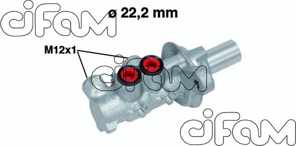 Cifam 202-757 - Головний гальмівний циліндр autozip.com.ua