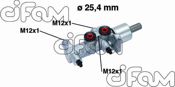 Cifam 202-766 - Головний гальмівний циліндр autozip.com.ua