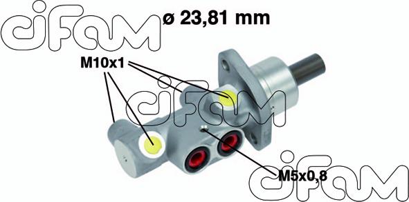 Cifam 202-704 - Головний гальмівний циліндр autozip.com.ua