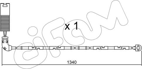 Cifam SU.113 - Сигналізатор, знос гальмівних колодок autozip.com.ua