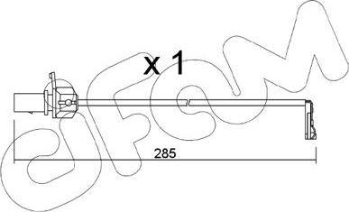 Cifam SU.345 - Сигналізатор, знос гальмівних колодок autozip.com.ua