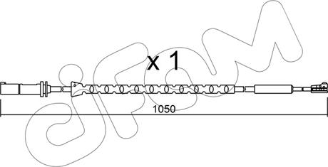 Cifam SU.310 - Сигналізатор, знос гальмівних колодок autozip.com.ua