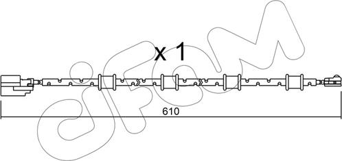 Cifam SU.321 - Сигналізатор, знос гальмівних колодок autozip.com.ua