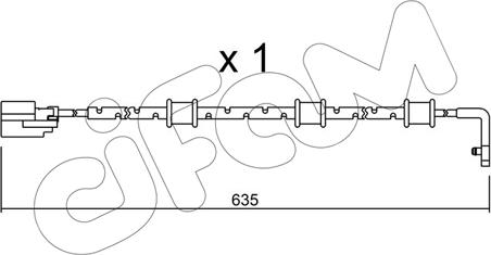 Cifam SU.323 - Сигналізатор, знос гальмівних колодок autozip.com.ua