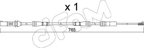 Cifam SU.372 - Сигналізатор, знос гальмівних колодок autozip.com.ua