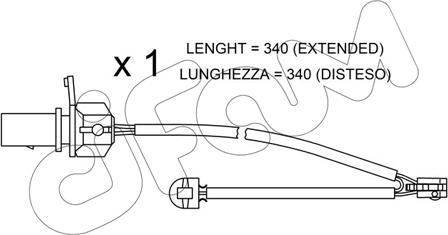 Cifam SU.295 - Сигналізатор, знос гальмівних колодок autozip.com.ua