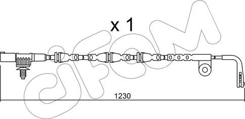 Cifam SU.255 - Сигналізатор, знос гальмівних колодок autozip.com.ua