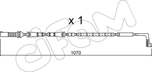 Cifam SU.285 - Сигналізатор, знос гальмівних колодок autozip.com.ua