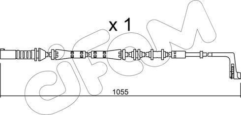 Cifam SU.283 - Сигналізатор, знос гальмівних колодок autozip.com.ua