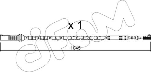 Cifam SU.279 - Сигналізатор, знос гальмівних колодок autozip.com.ua