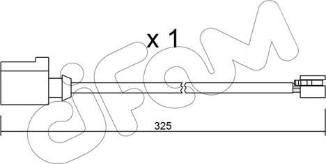 Cifam SU.271 - Сигналізатор, знос гальмівних колодок autozip.com.ua