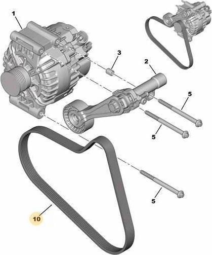 CITROËN 5750.RG - Поліклиновий ремінь autozip.com.ua