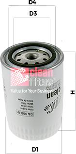 Clean Filters DA 990 - Фільтр для охолоджуючої рідини autozip.com.ua