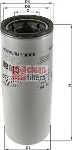 Clean Filters DF1897 - Масляний фільтр autozip.com.ua