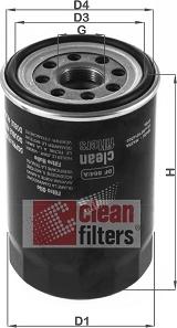 Clean Filters DF 864/A - Масляний фільтр autozip.com.ua