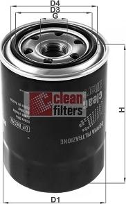 Clean Filters DF 863/A - Масляний фільтр autozip.com.ua